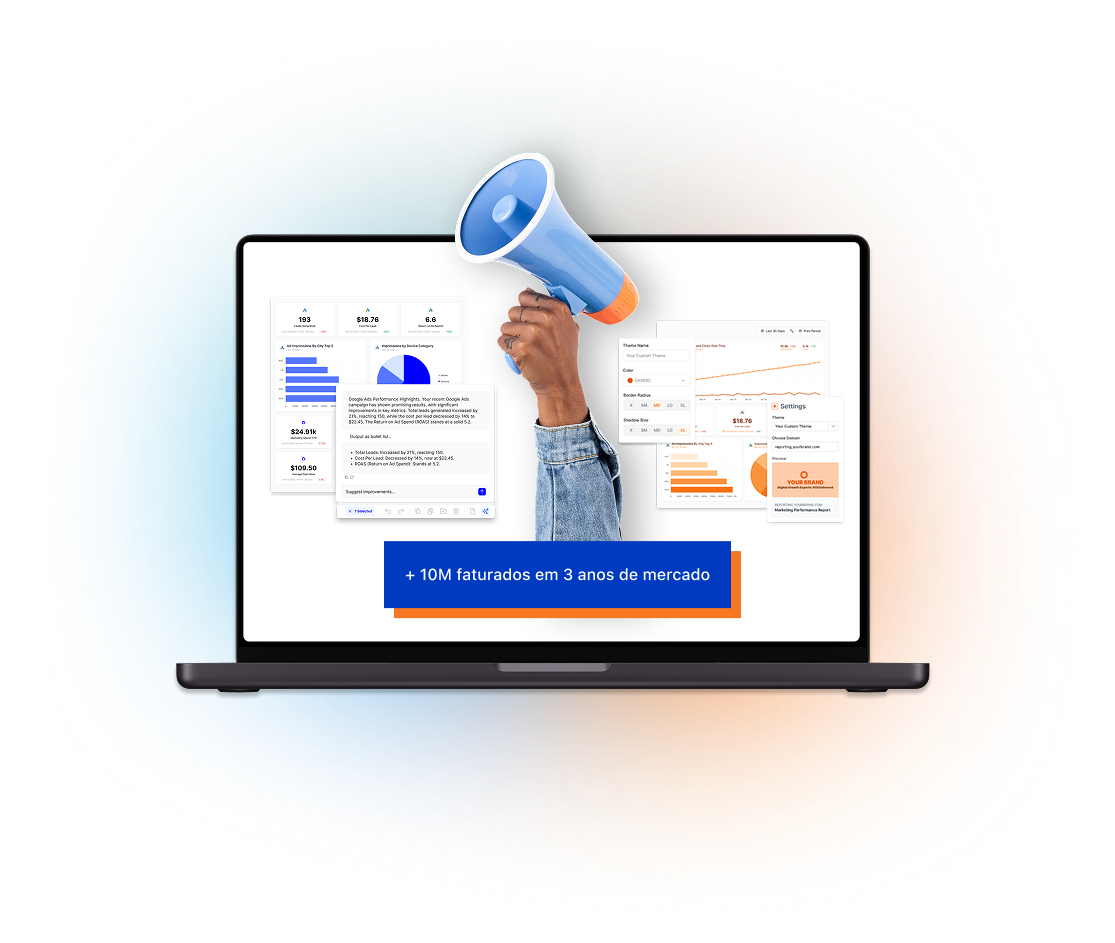 Notebook mostrando dados incríveis de faturamento